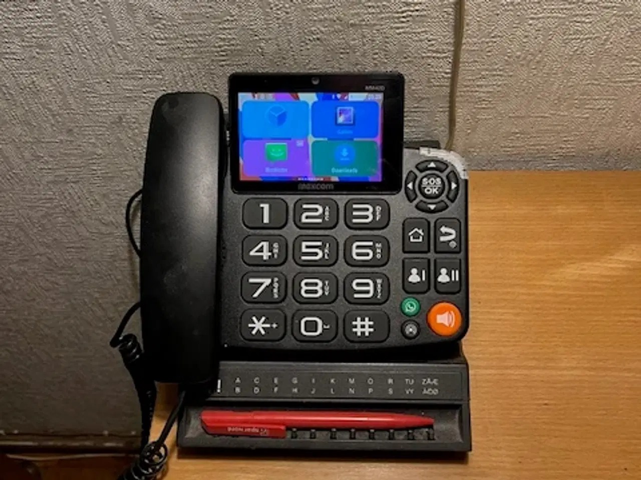 Billede 1 - Maxcom MM42D bordtelefon med simkort -4g