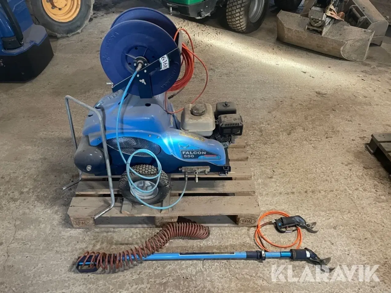 Billede 1 - Kompressor med saksesystem Pneumatic System Falcon 550