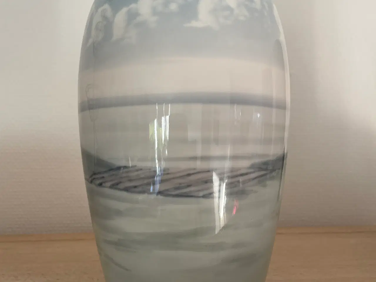 Billede 4 - Bing og Grøndahl vase med møllemotiv