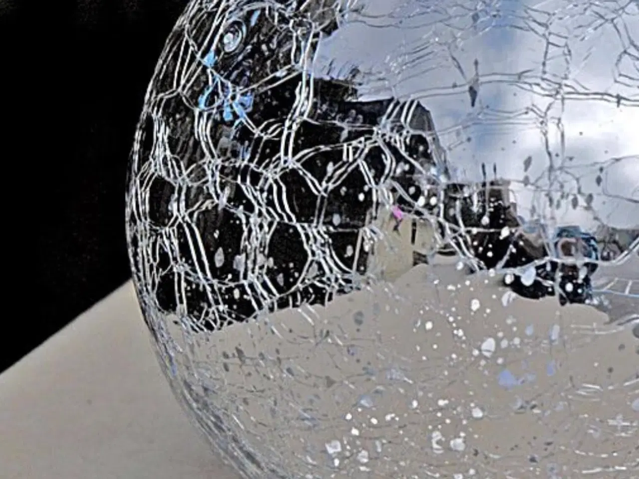 Billede 3 - Unik krakeleret vase