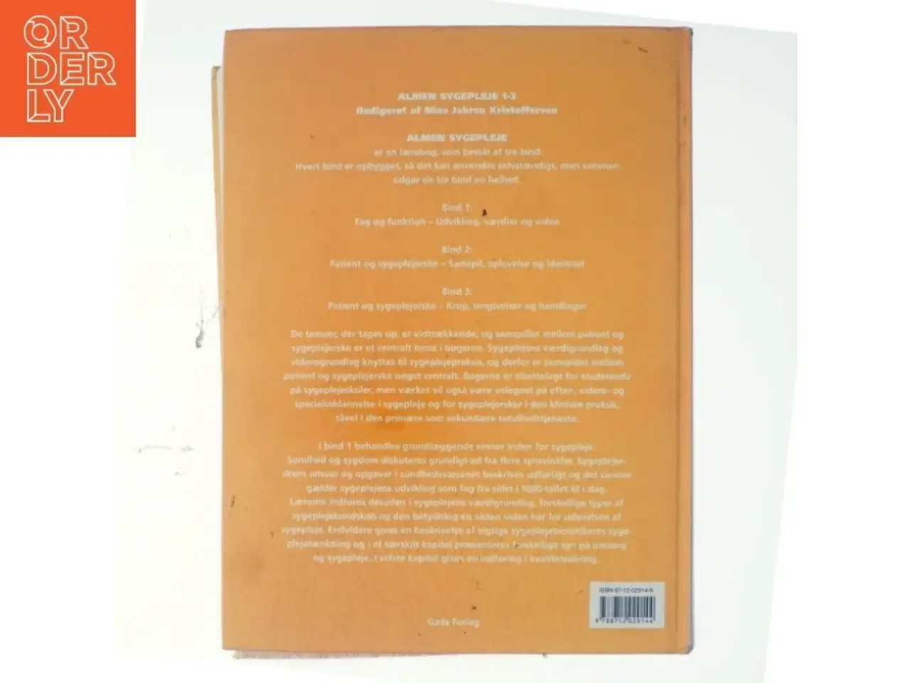 Billede 3 - Almen sygepleje. 3 : Patient og sygeplejerske, Krop, omgivelser og handlinger. - 1997 (Bog)