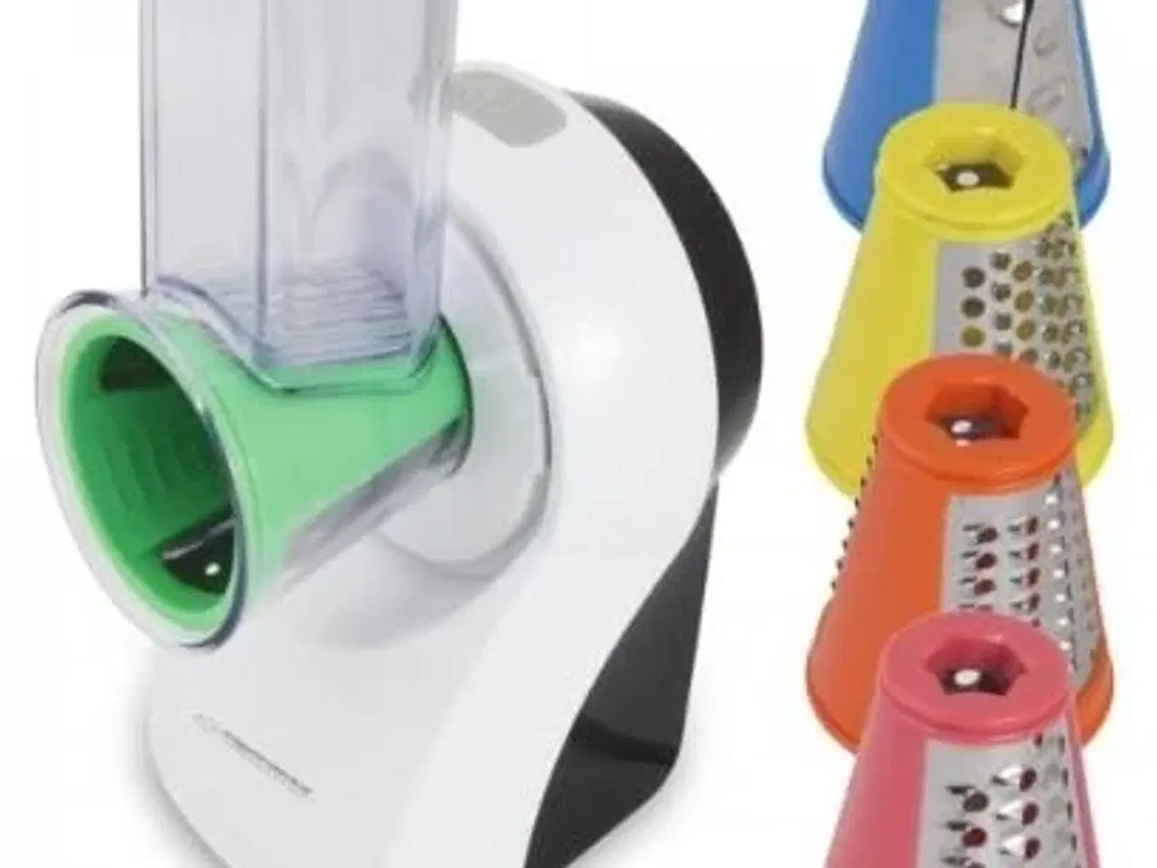 Billede 2 - Elektrisk grøntsagssnitter Esperanza EKM026 – multicolor, plast