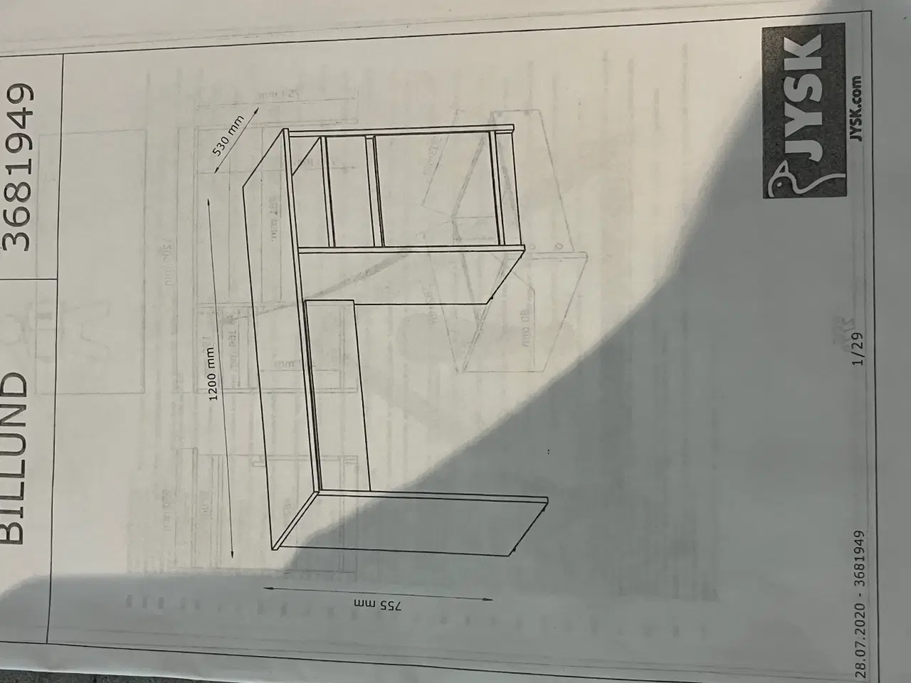 Billede 2 - Skrivebord fra Jysk