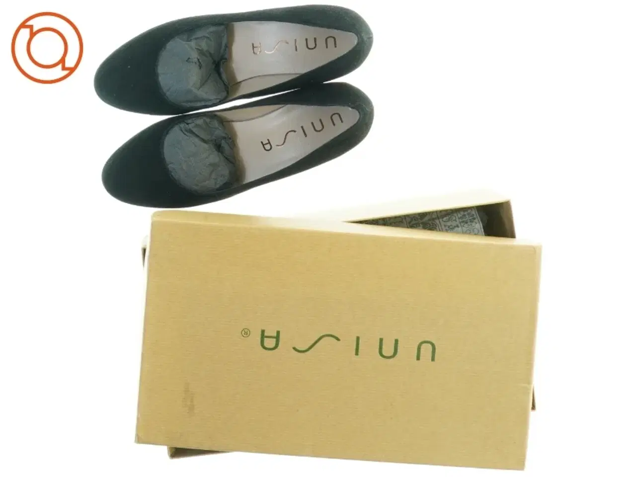 Billede 4 - Unisa sorte ruskindspumps fra Unisa (str. 38)