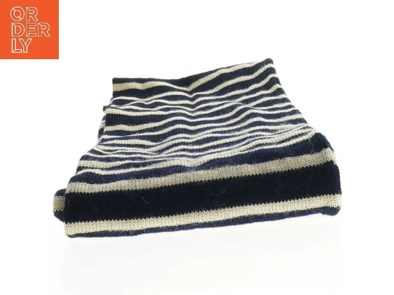 Billede 1 - Stribet tæppe, tørklæde (str. 160 cm)