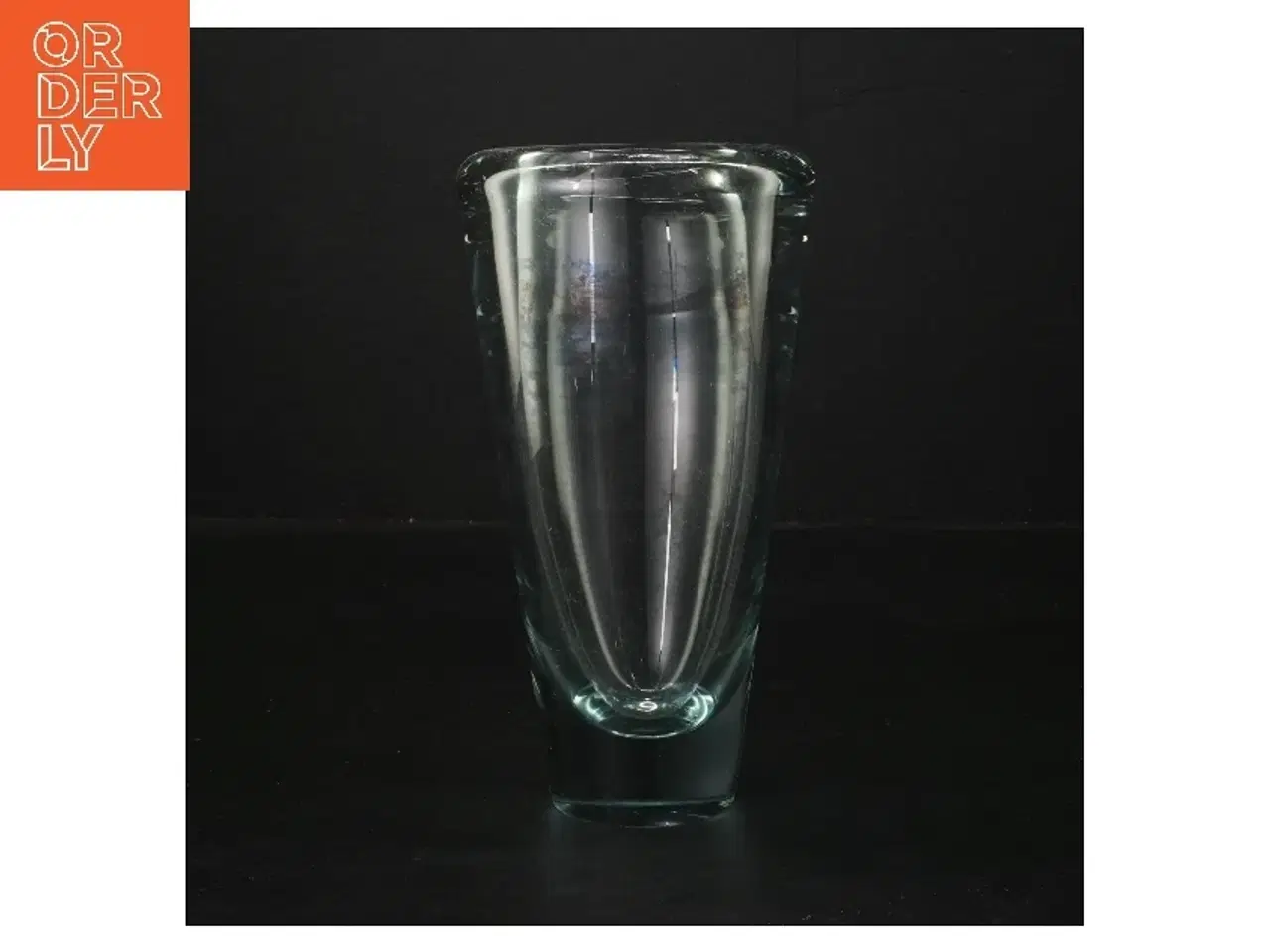Billede 1 - Holmegaard Glas vase (str. 18,5 cm)
