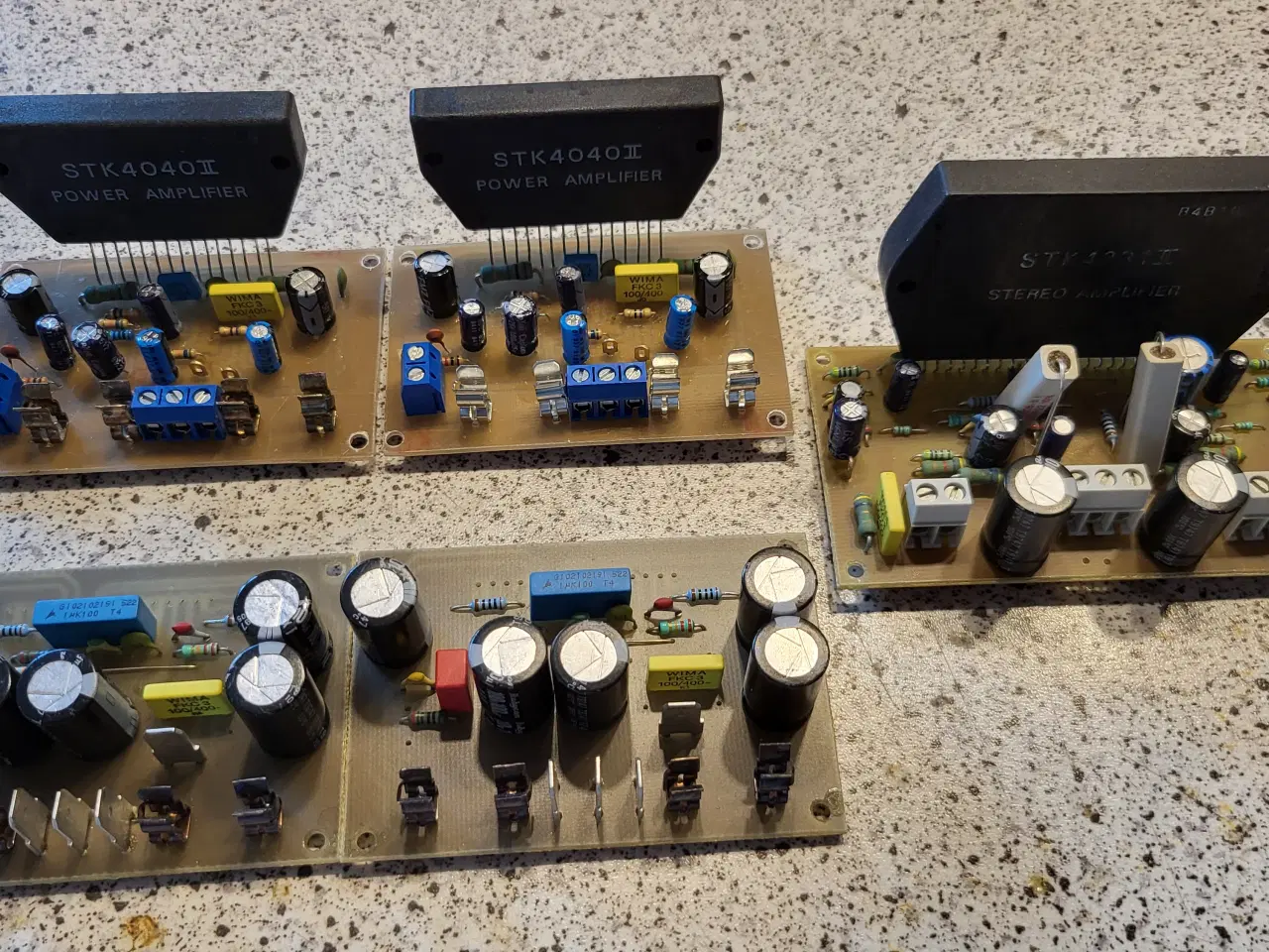 Billede 1 - Udgangs forstærkere moduler 3 sæt 2x100 watt 8 ohm