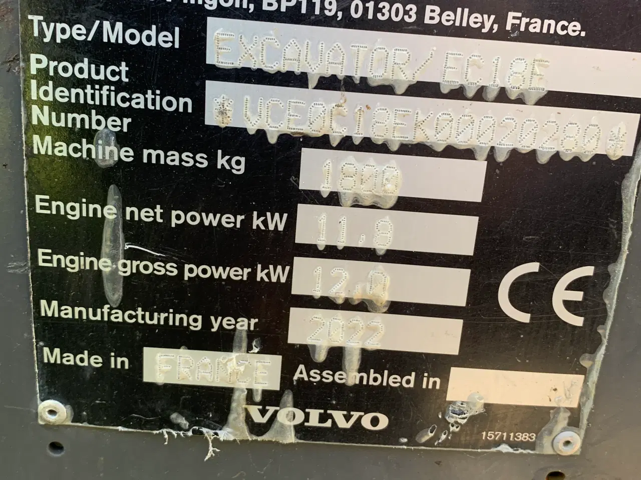 Billede 8 - MOMSFRI - Minigraver , Volvo EC18E