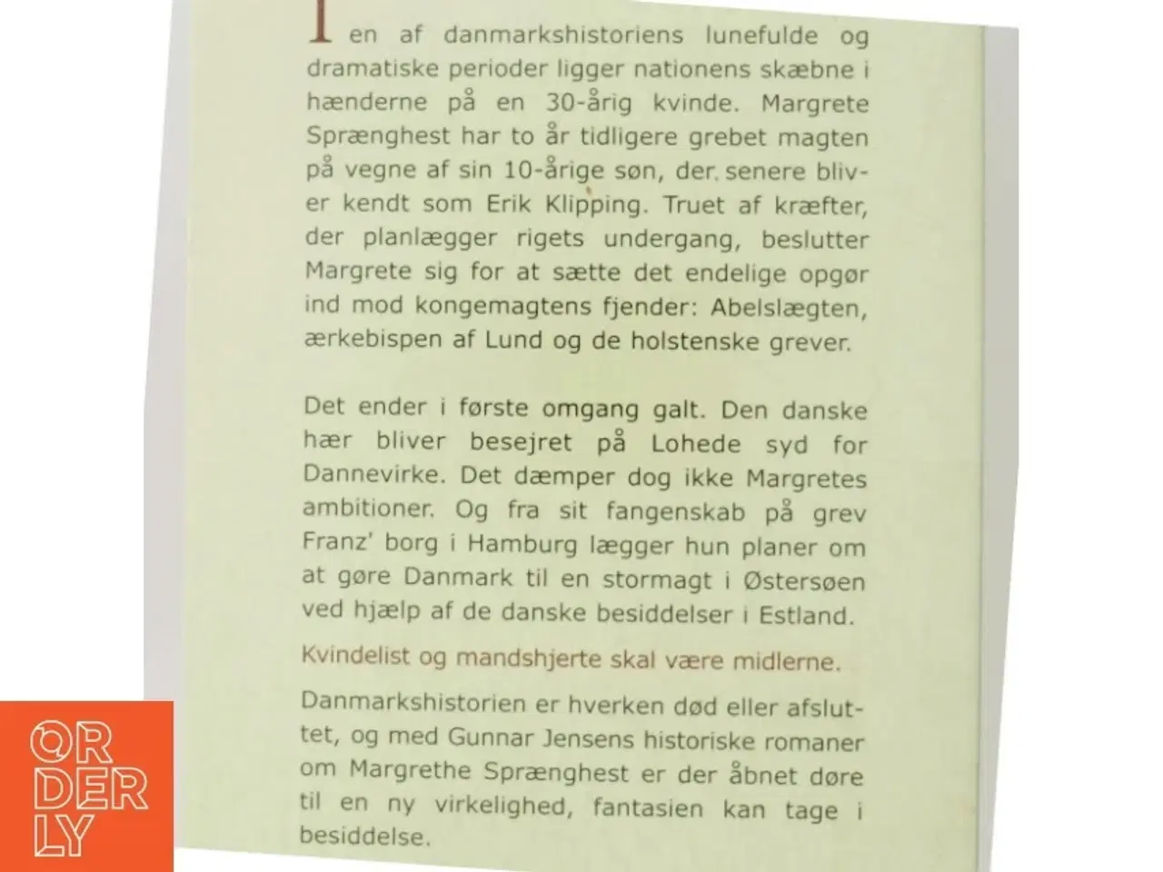 Billede 3 - Fruen til Estland : historisk roman om Margrete Sprænghest af Danmark af Gunnar Jensen (f. 1929) (Bog)