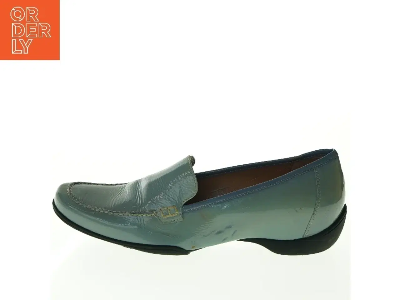 Billede 1 - Blå læder loafers fra Kenneth Cole (str. 8,5)