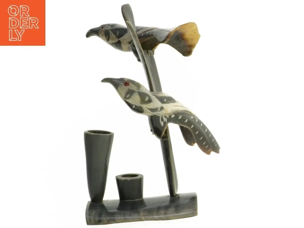 Billede 3 - Dekorativ fugleskulptur (str. 23 cm)