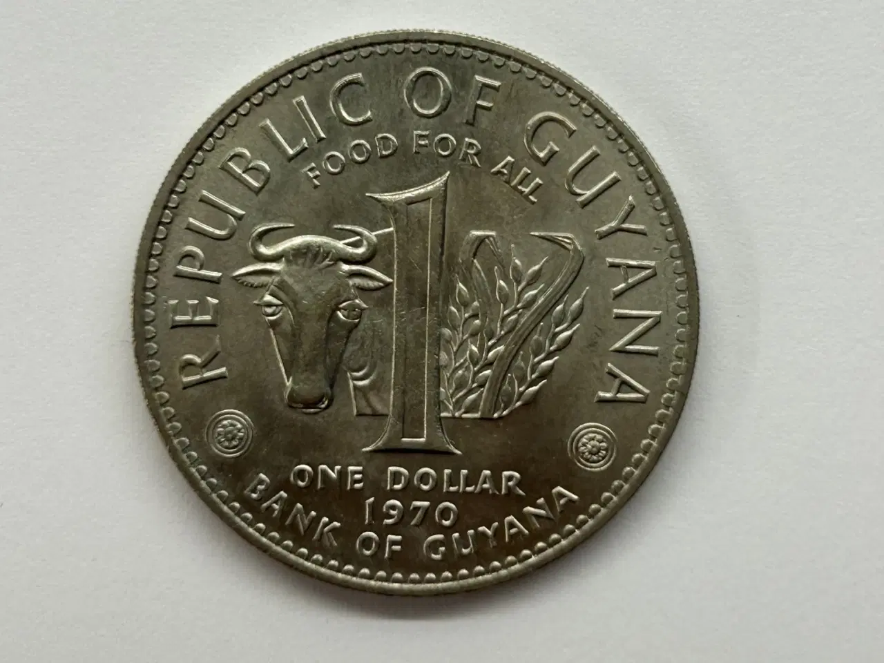 Billede 1 - One Dollar Guyana 1970
