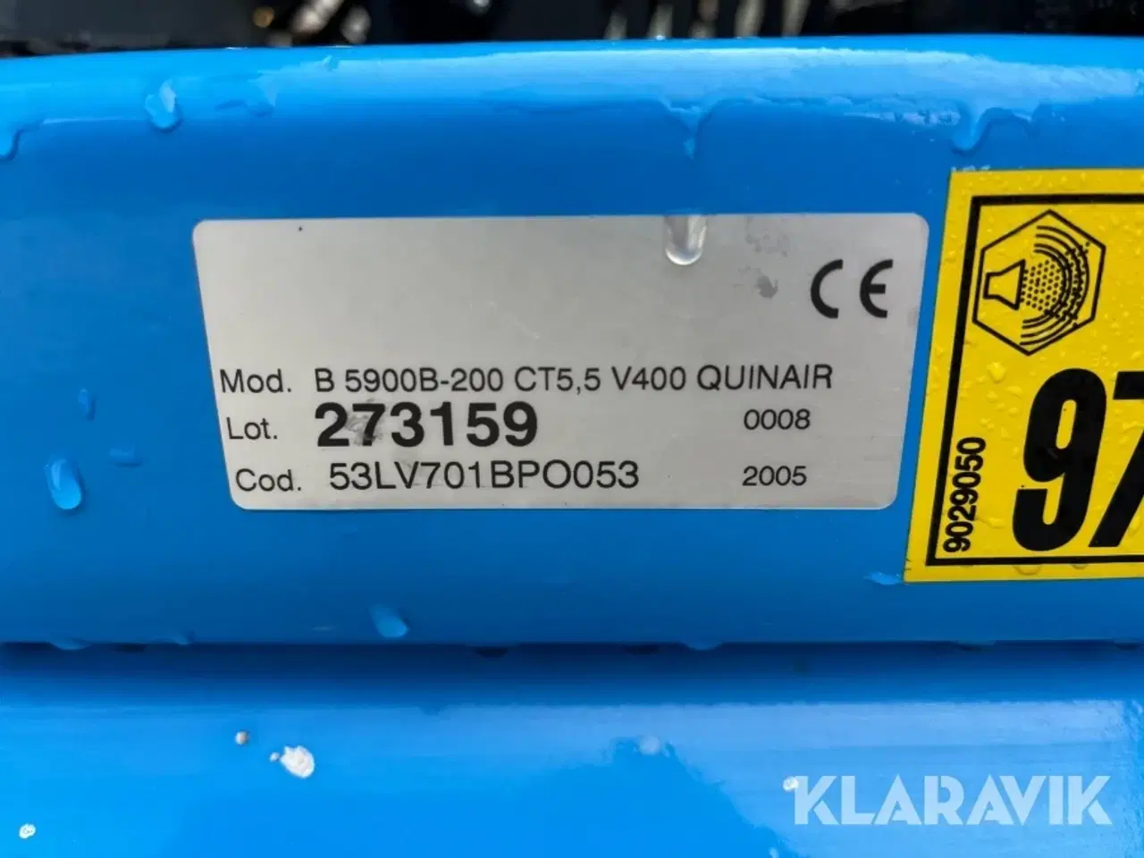 Billede 5 - Kompressor Quin-Air LT200