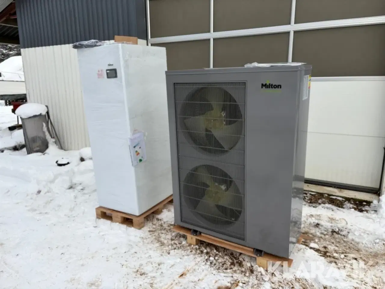 Billede 1 - Varmepumpe Milton Luft/vand 15 kw udvendig og indvendig del