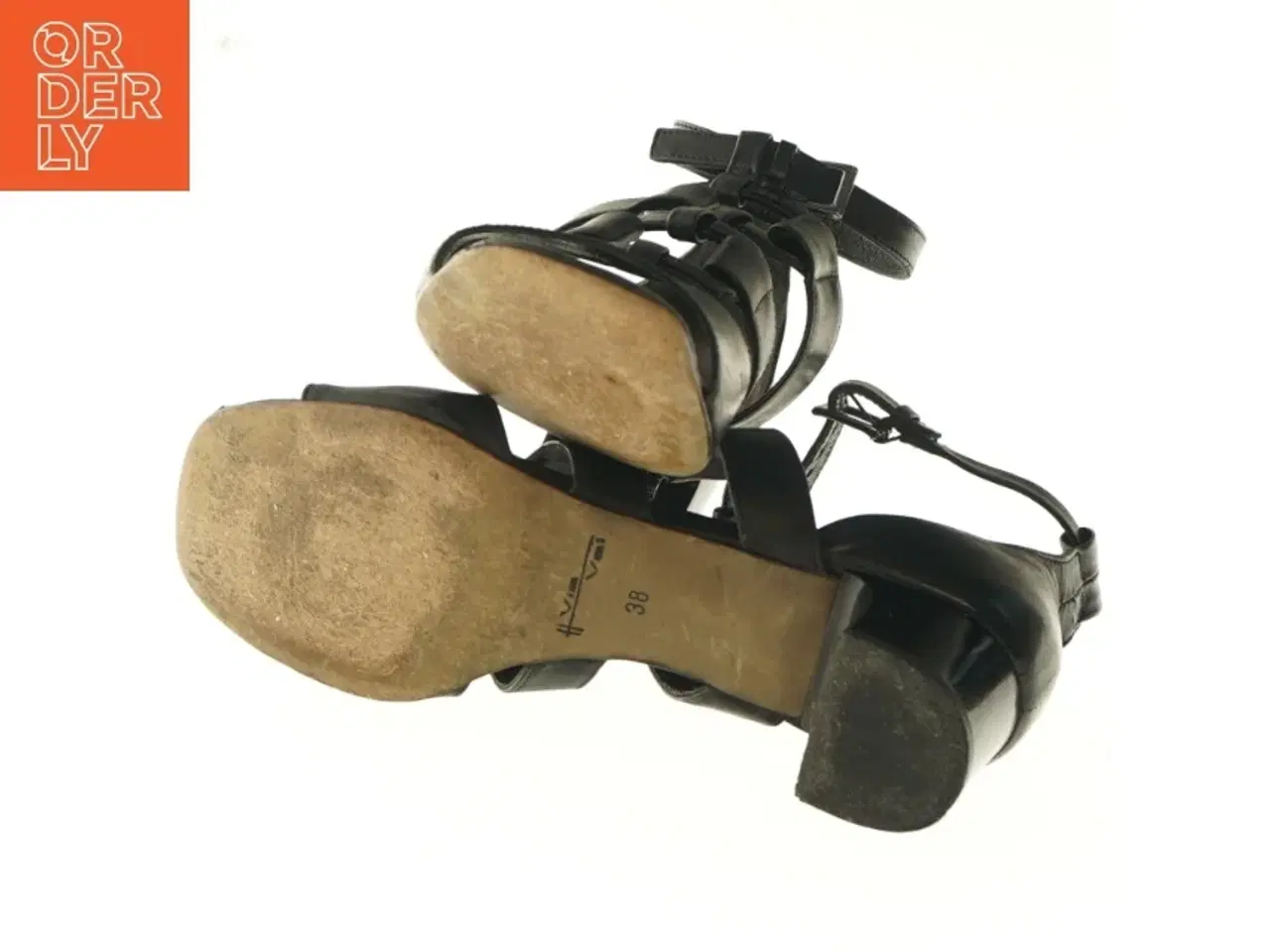 Billede 2 - Sandal i læder med spænde fra Via Vai (str. 38 )