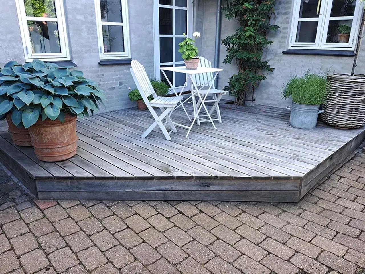 Billede 6 - Terrassebrædder i lufttørret egetræ - 28x106mm