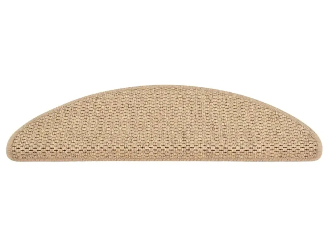 Billede 4 - Selvklæbende trappemåtter 15stk. 65x21x4cm sisal-look sandfarve