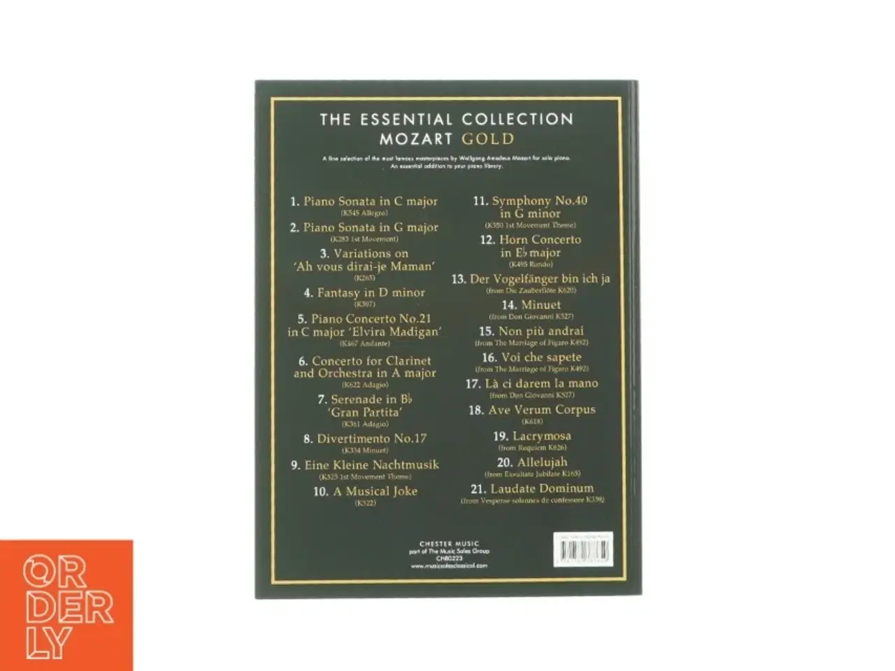 Billede 2 - The Essential collection Mozart Gold Nodebog