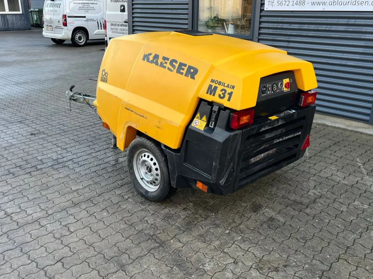 Billede 2 - Kaeser m31 3,1M3 kompressor på hjul