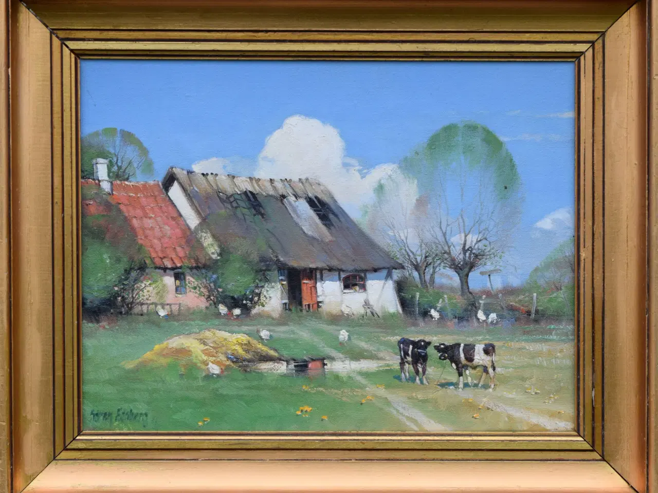 Billede 1 - Maleri af Søren Edsberg (f.1945-)