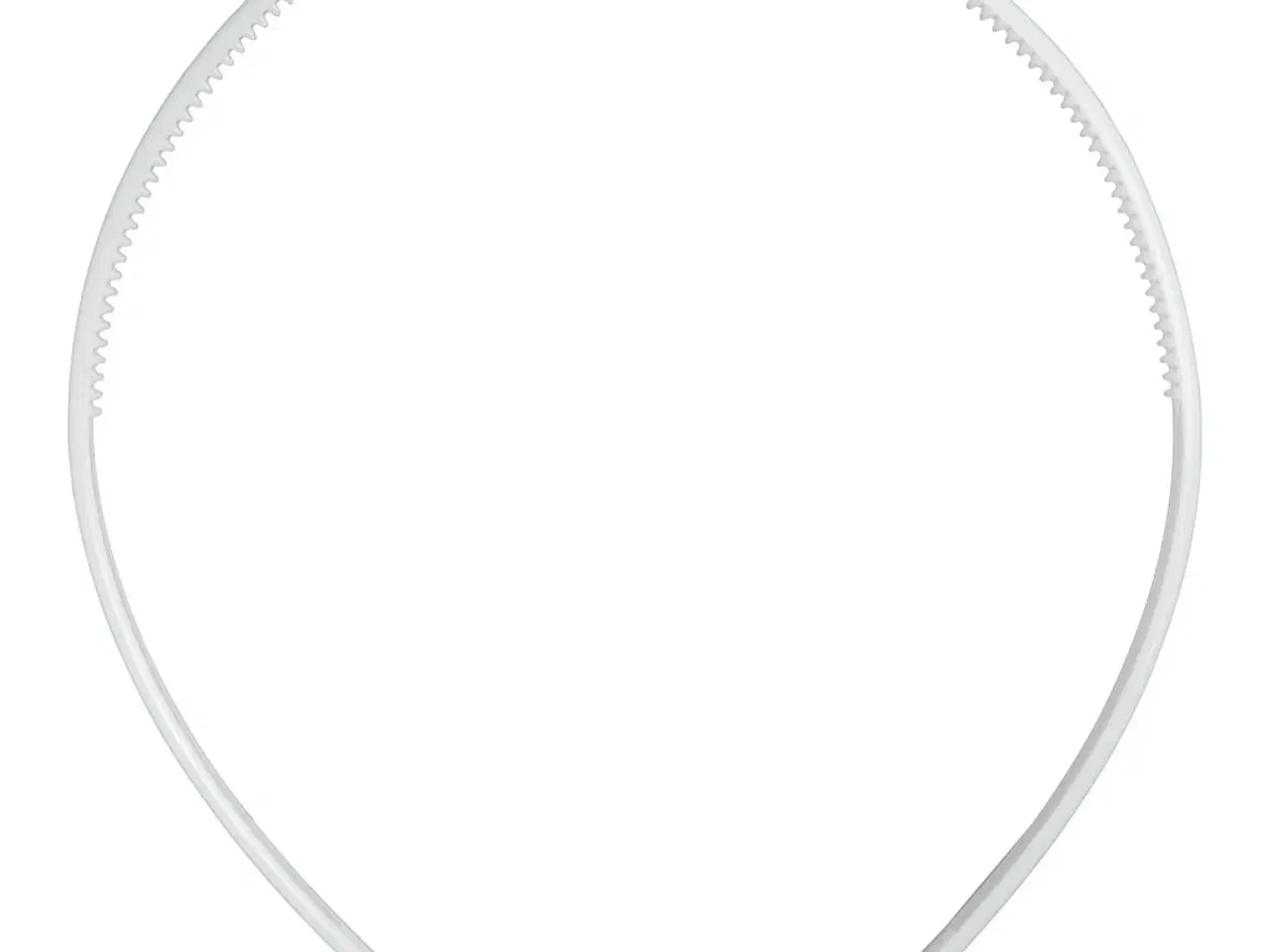 Billede 1 - Elegant Hvid Hårbøjle - 5 stk. i Pakke