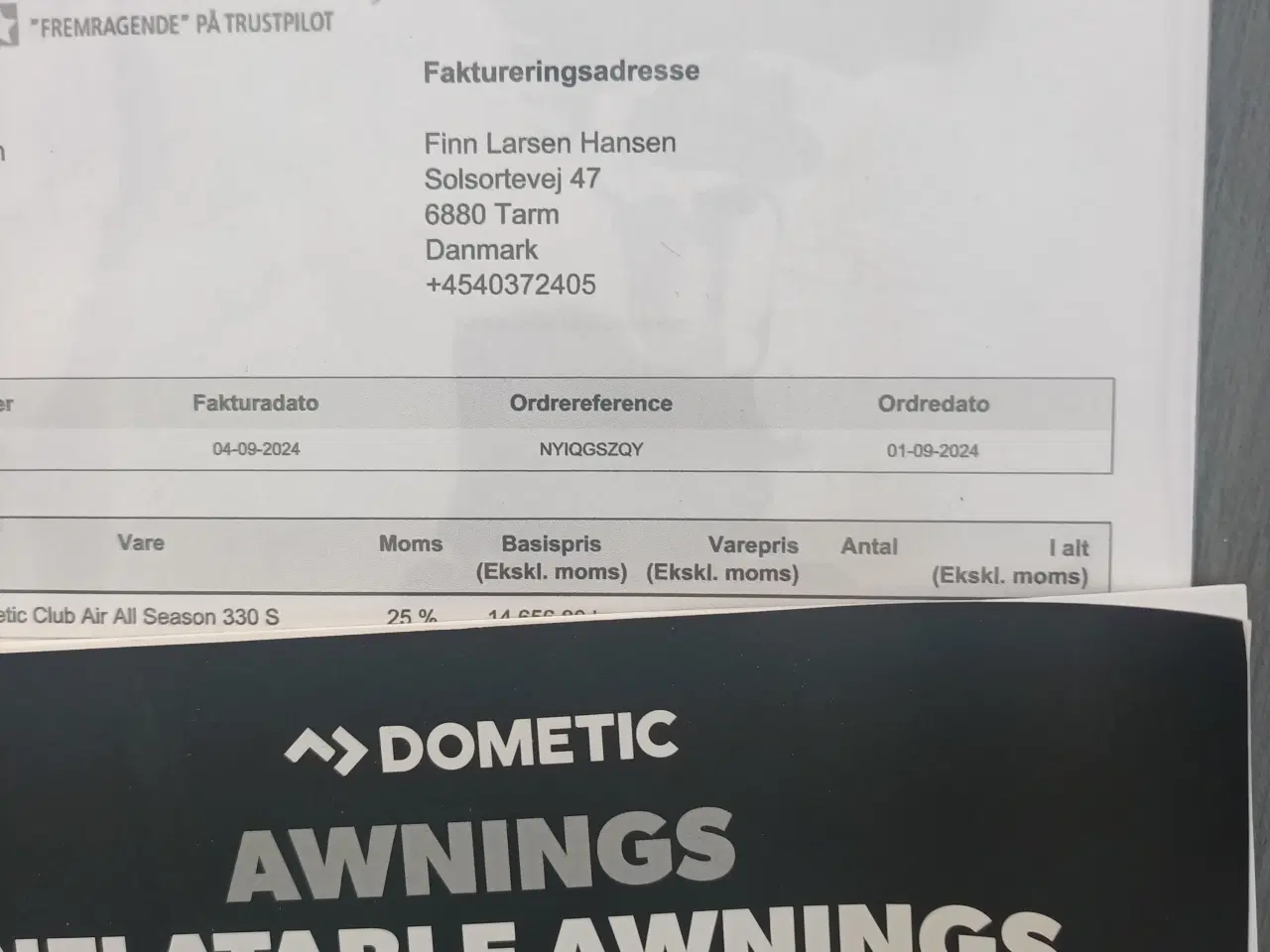 Billede 1 - Luftfortelt Dometic