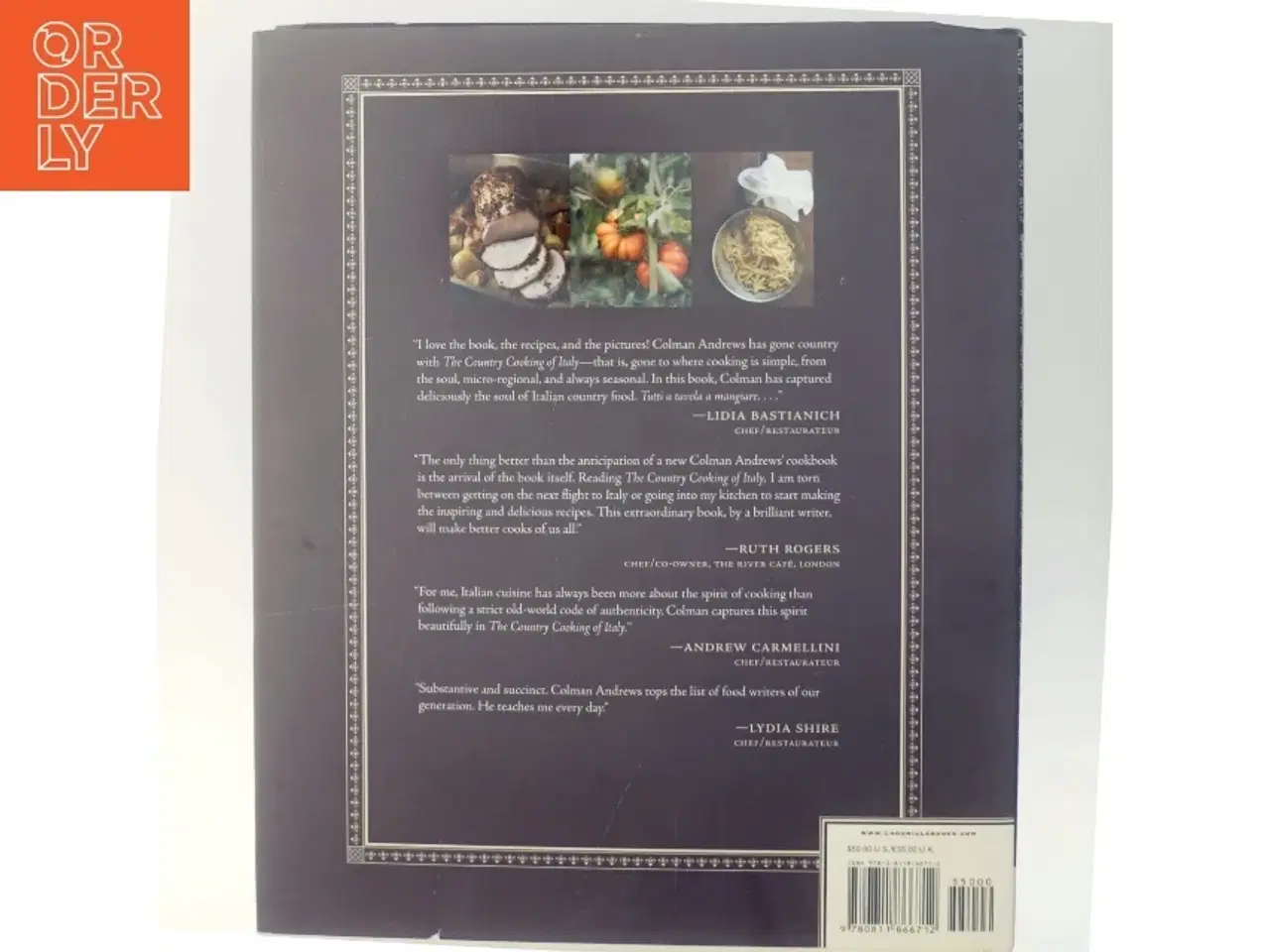 Billede 3 - The Country Cooking of Italy af Colman Andrews (Bog)