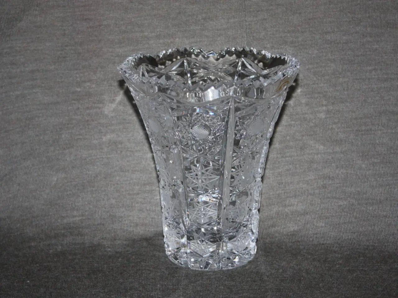 Billede 1 - Rogaska krystal vase højde 15 cm med 1 fejl