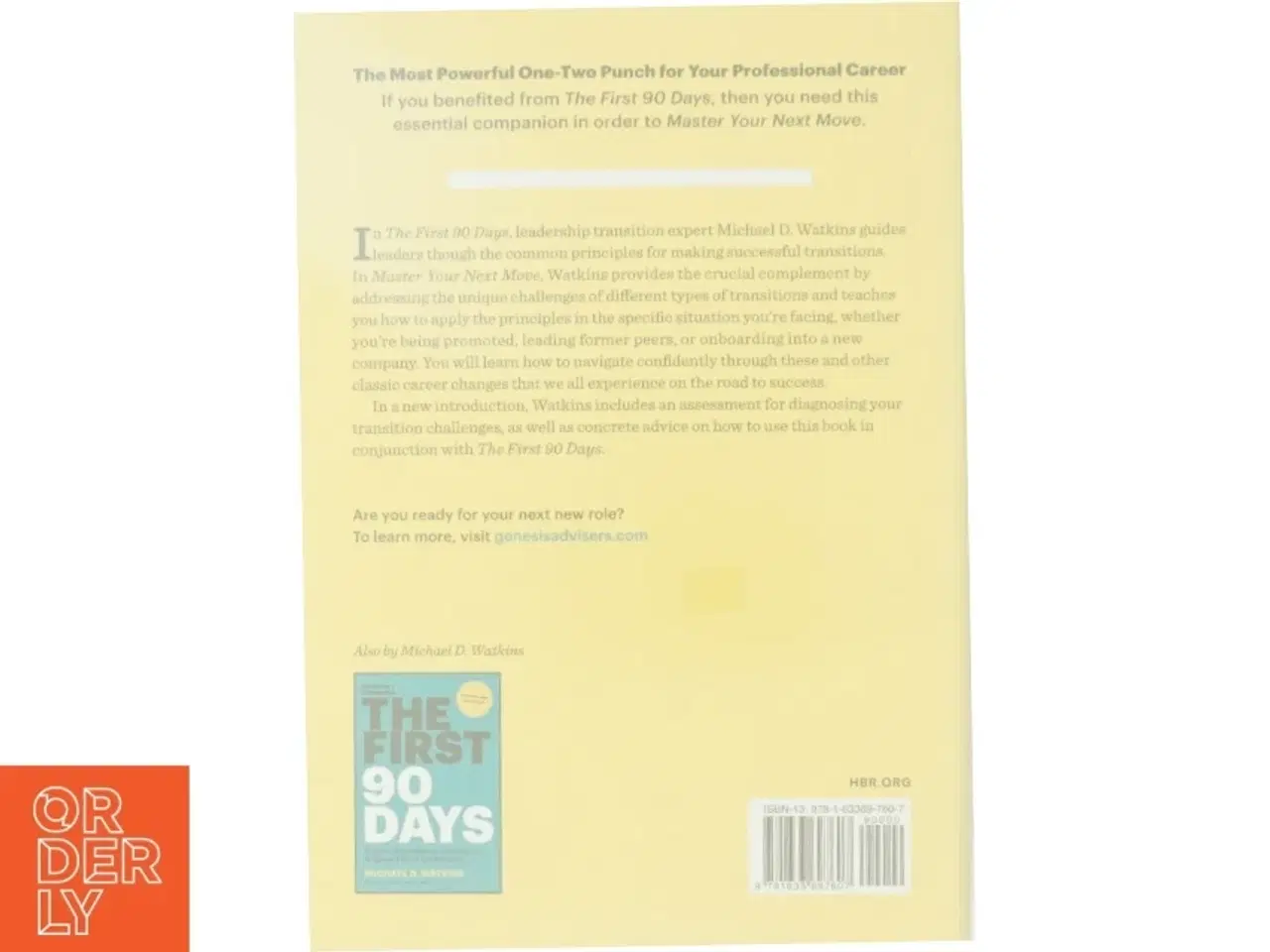 Billede 3 - Master your next move : the essential companion to the first 90 days af Michael D. Watkins (1956-) (Bog)