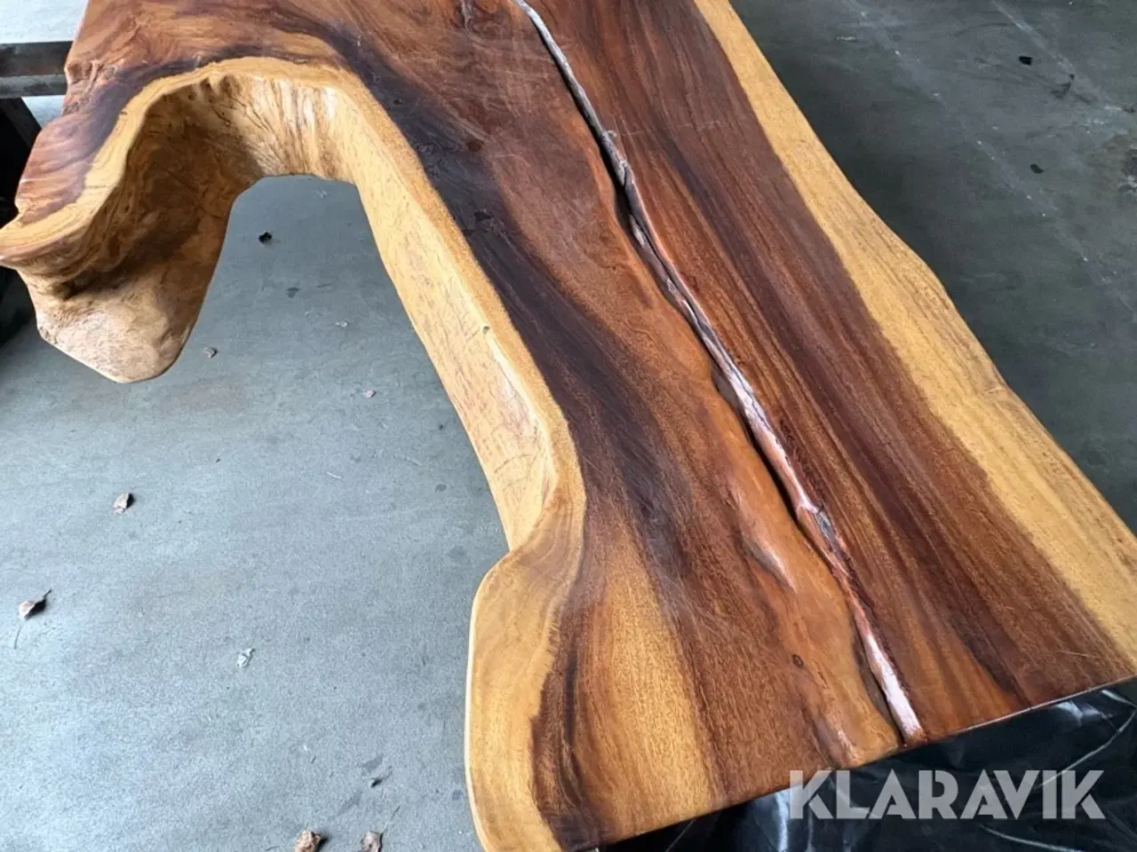 Billede 3 - Plankebordplade akacie lakeret 1 hel planke