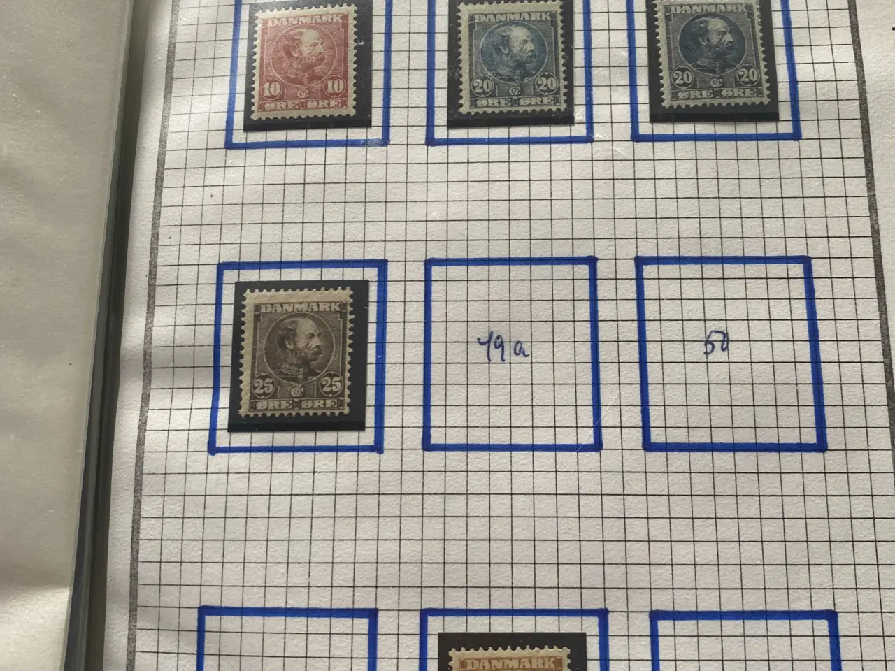 Billede 7 - Frimærker 1904-1933 diverse 1,2,3,4,5 mv. øre 