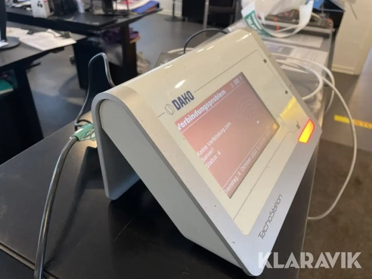Billede 3 - Udlæsnings terminal til forekomst Dako Tachostation