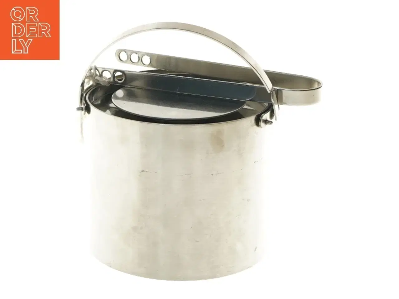 Billede 1 - Stelton isspand med låg og istang (str. Ø 13 cm højde 11 cm)