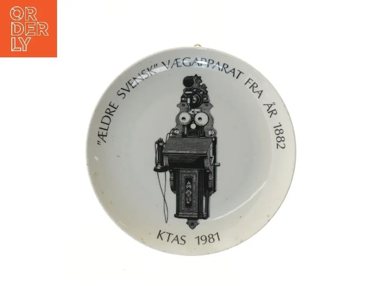 Billede 1 - Ericsson vægtelefon dekorationstallerken fra Scan Lekven Design (str. Ø 19,5 cm)
