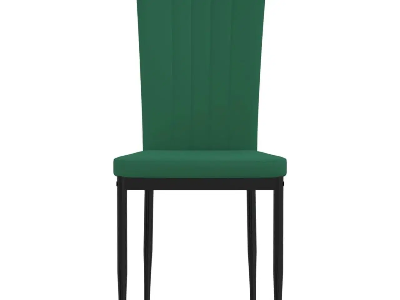 Billede 4 - Spisebordsstole 4 stk. velour mørkegrøn