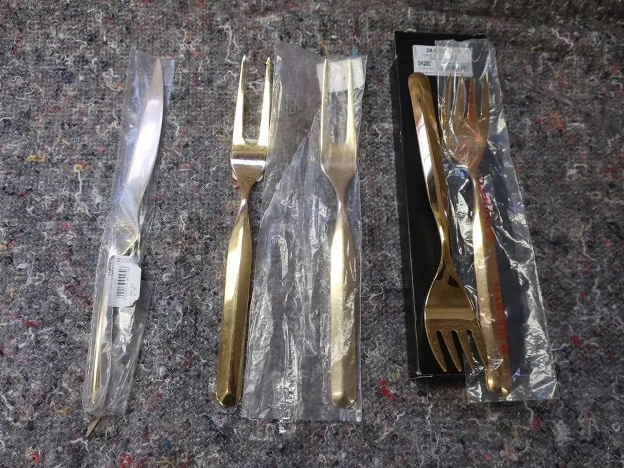 Billede 1 - 5 stk. bestik BUGATTI VIDAL GOLD