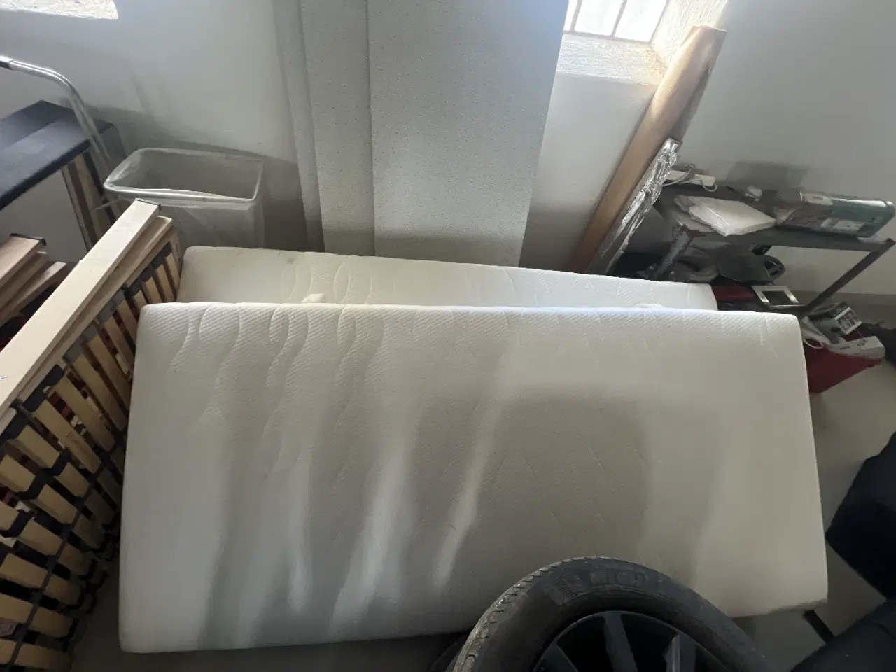 Billede 1 - 2x Elevationssenge 90x200 E5 Skum Grå-40