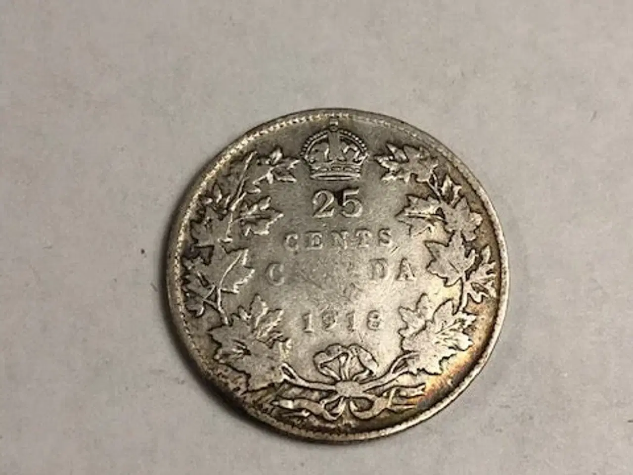 Billede 1 - 25 cents Canada 1918