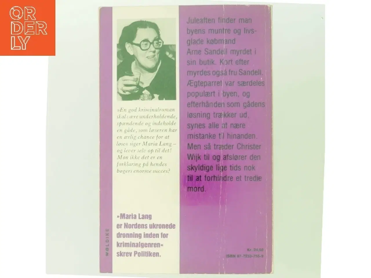 Billede 3 - Mordet på landsbykirkegården af Maria Lang (Bog)