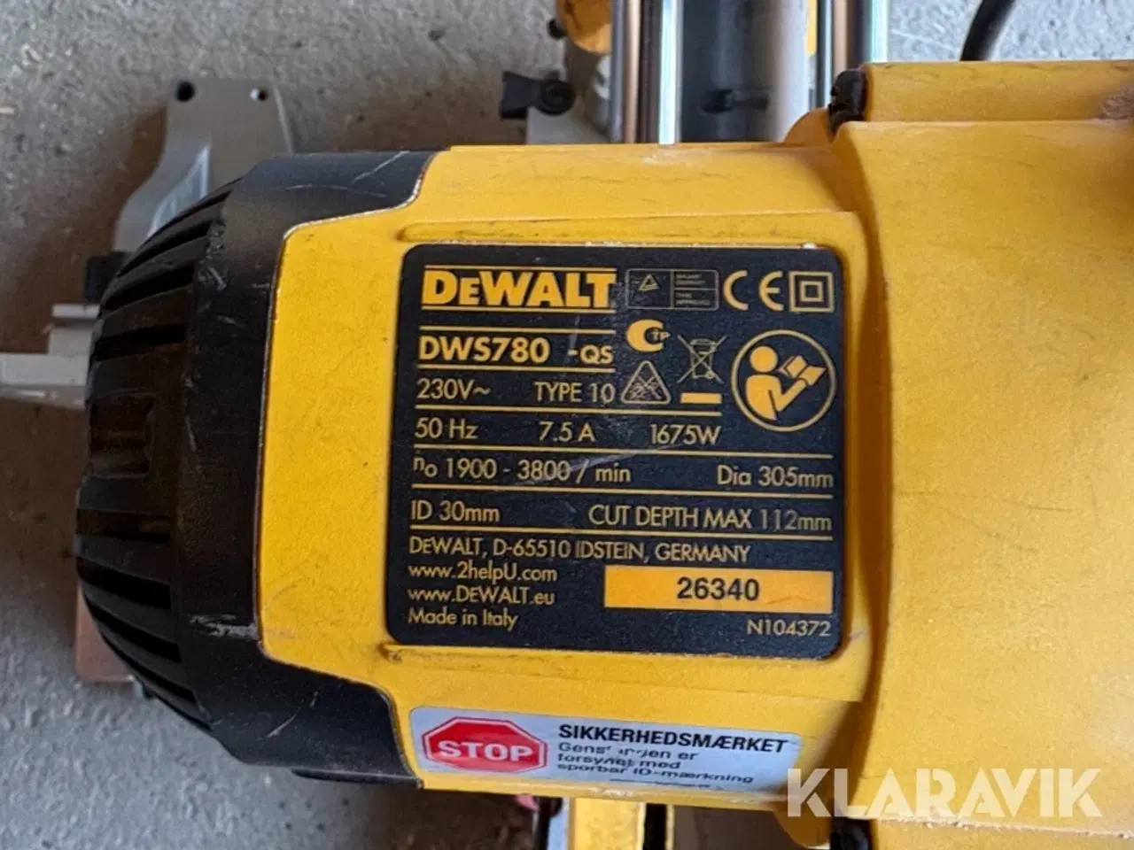Billede 3 - Kapsav DeWalt DWS780