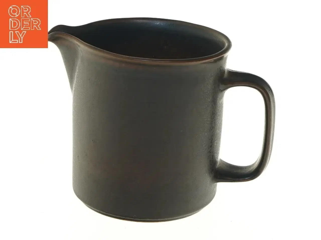 Billede 1 - Keramikkande med hank og tud (str. 13,5 cm)