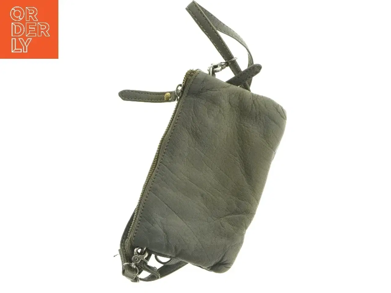 Billede 2 - Læder skuldertaske (str. 18 x 11 cm)