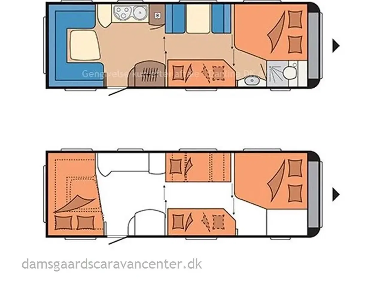 Billede 8 - 2017 - Hobby Prestige 720 UKFe   Dobbeltseng-Køjer-Mover-Gulvvarme-Telt