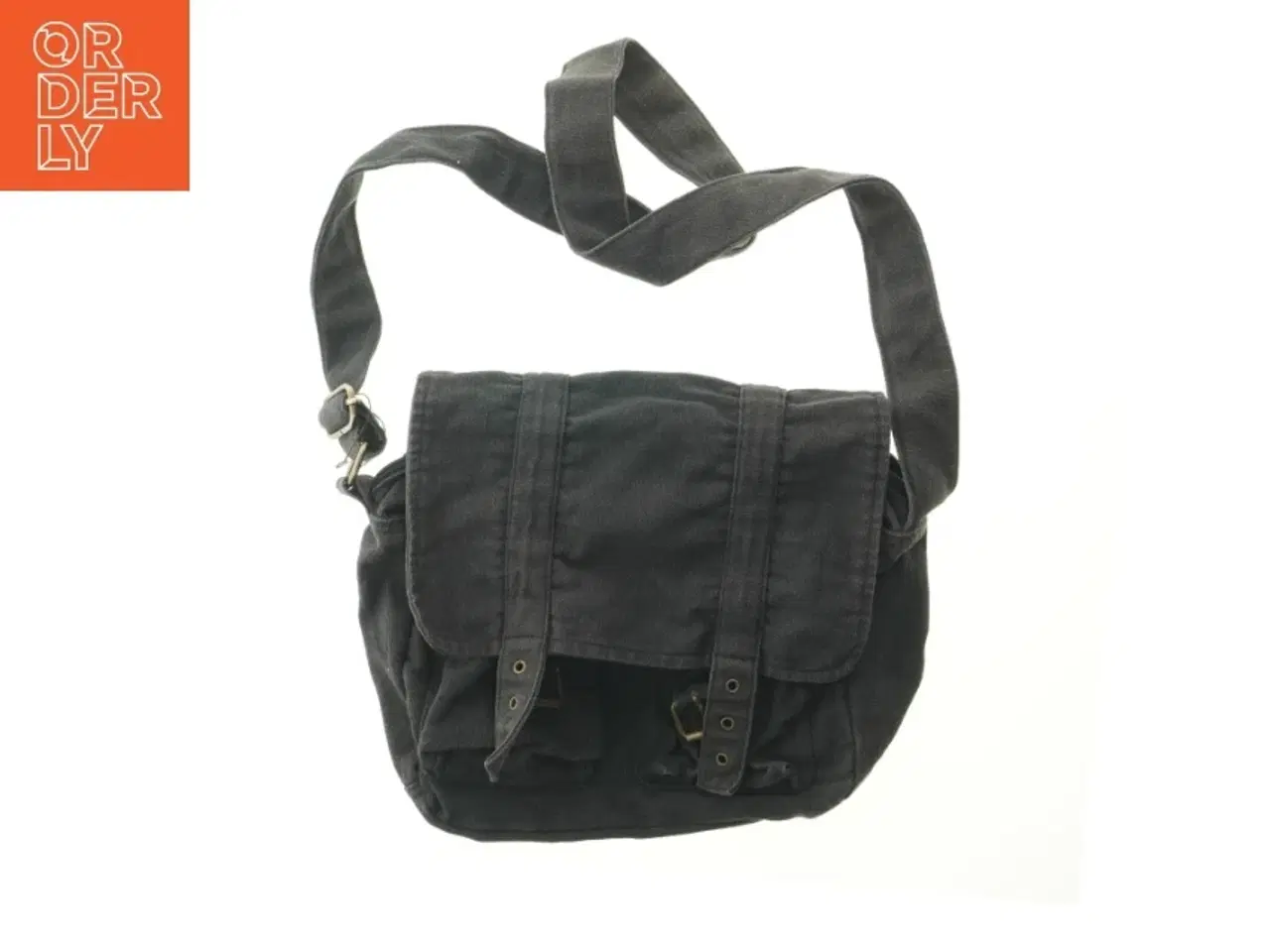 Billede 1 - Lærredsskuldertaske (str. 33x24 cm)