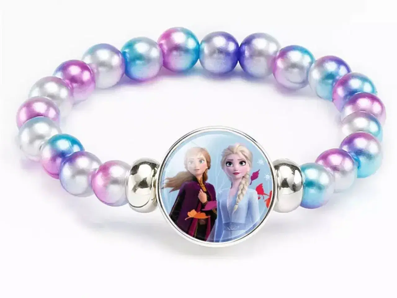 Billede 5 - Frost armbånd med Elsa og Anna Frost perlearmbånd 