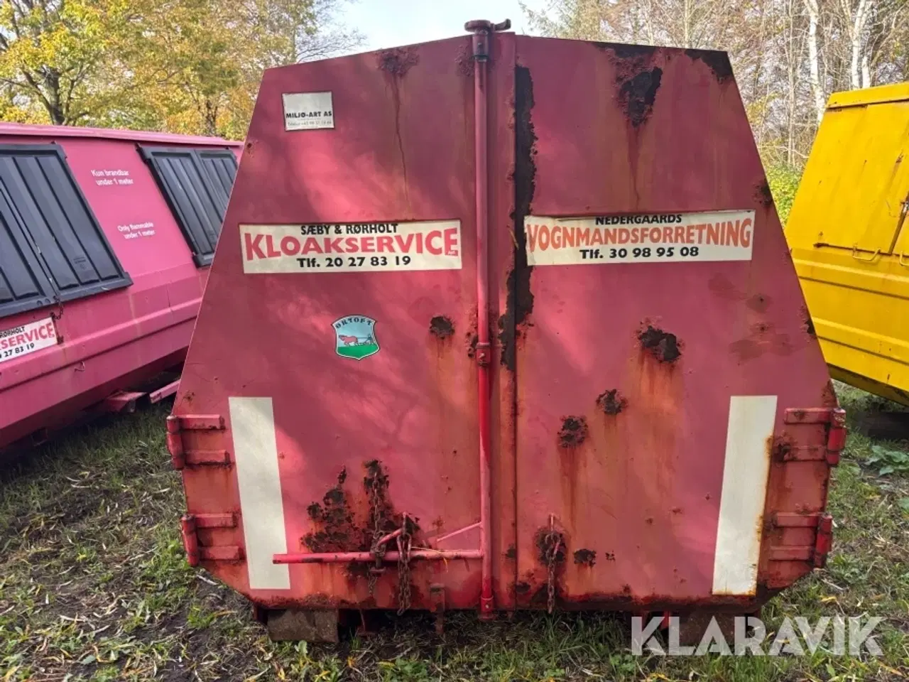 Billede 5 - Miljøcontainer Miljø-Art 4000 type L 3/3 mm