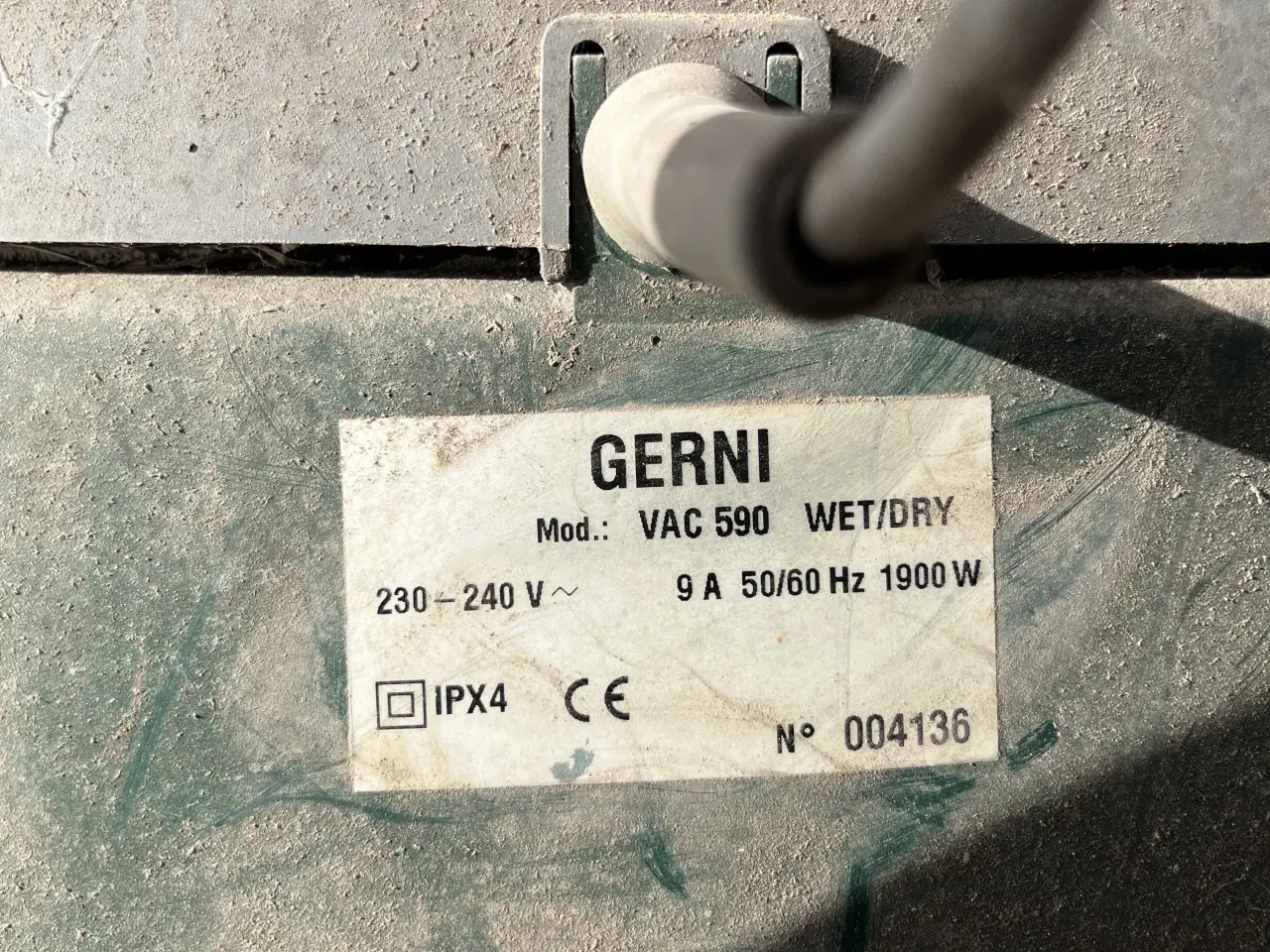 Billede 1 -  “Tankstations støvsuger” Gerni VAC 590