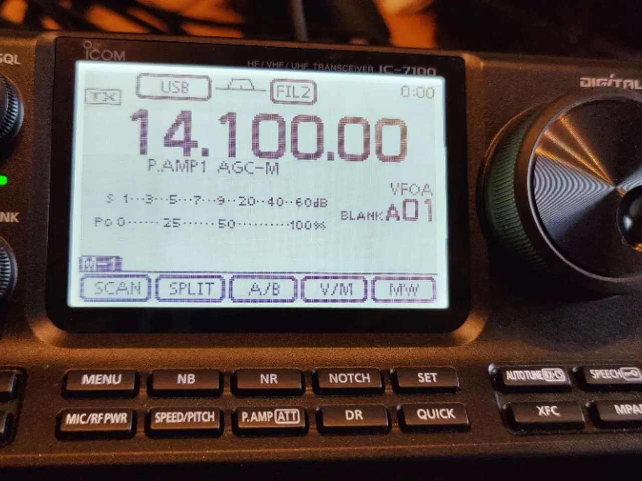 Billede 1 - Radioamatør station ICOM IC-7100