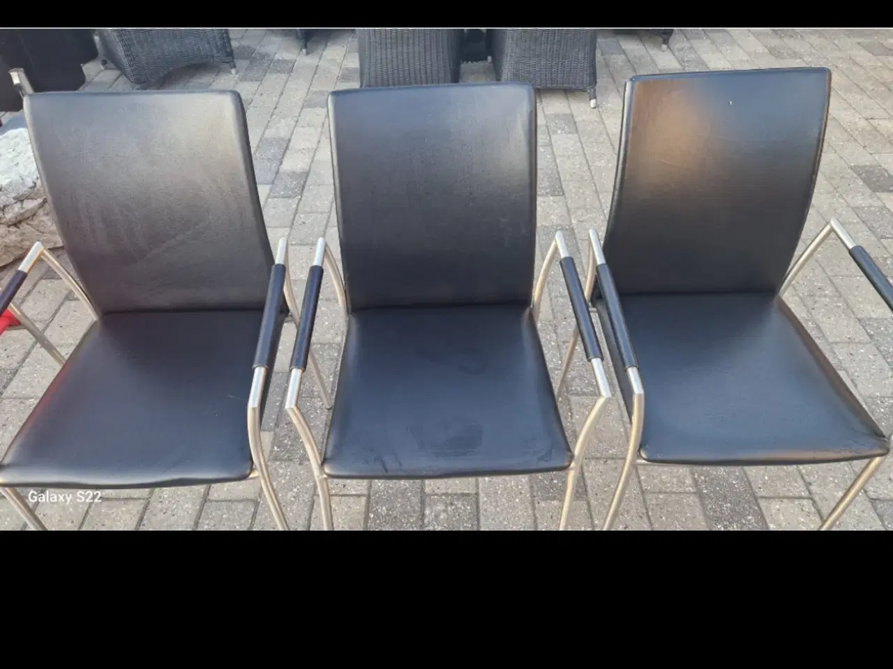 Billede 3 - 6 FLOTTE  SKOVBY SKIND STOLE MED ARML.NYPR. 24.000