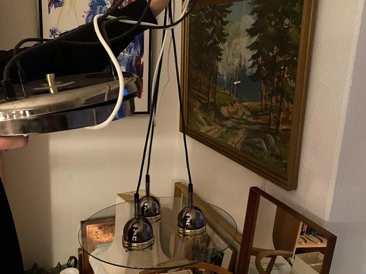 Billede 2 - Flot loftslampe til stuebordet 